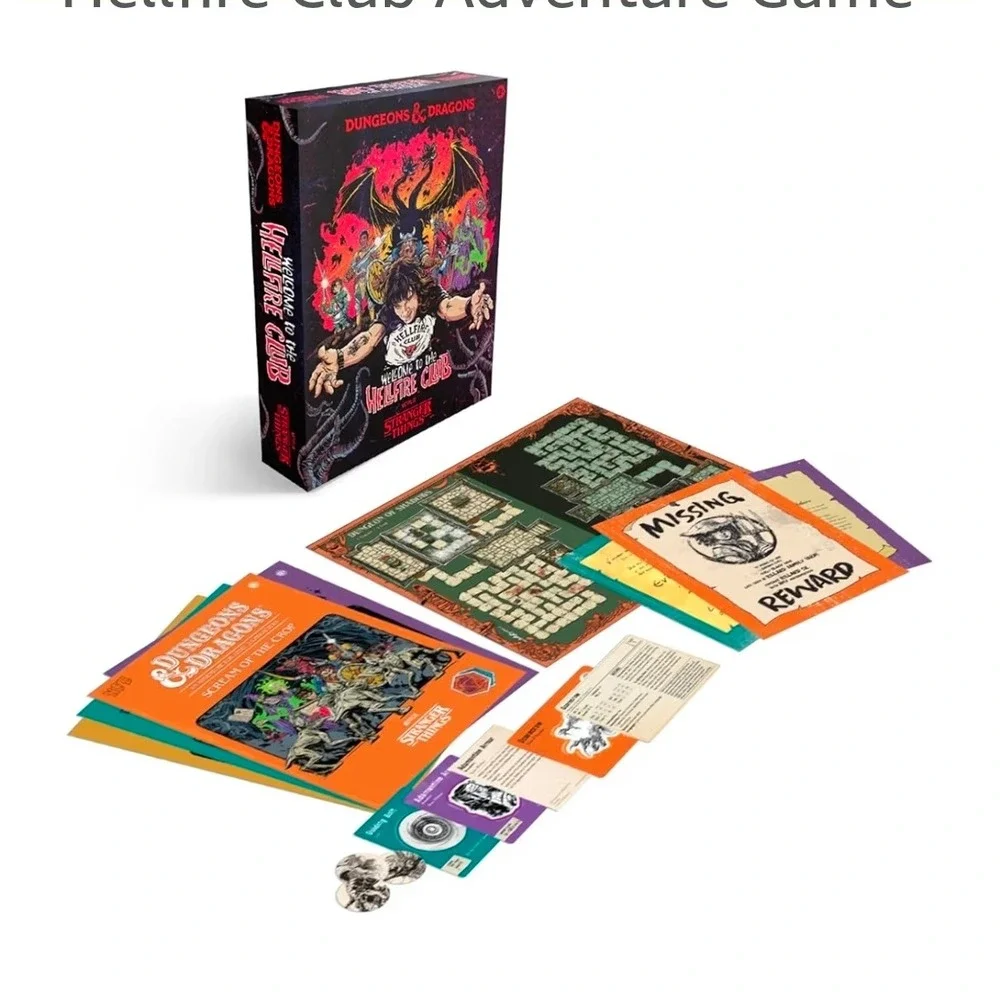 Stranger‎ Things Dungeons & Dragons Welcome to the Hellfire Club Starter Set New